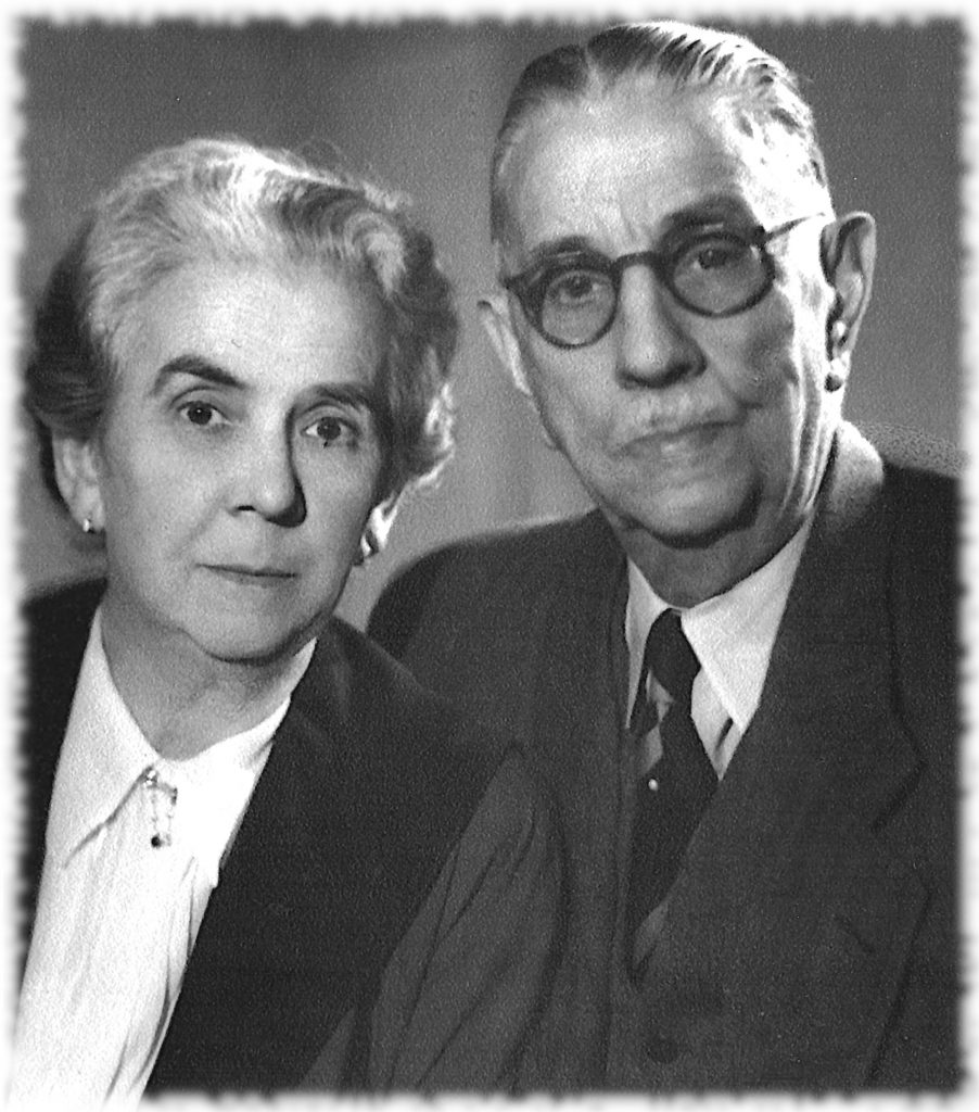 Das Ehepaar Elise und Fritz Wolff, 1953
